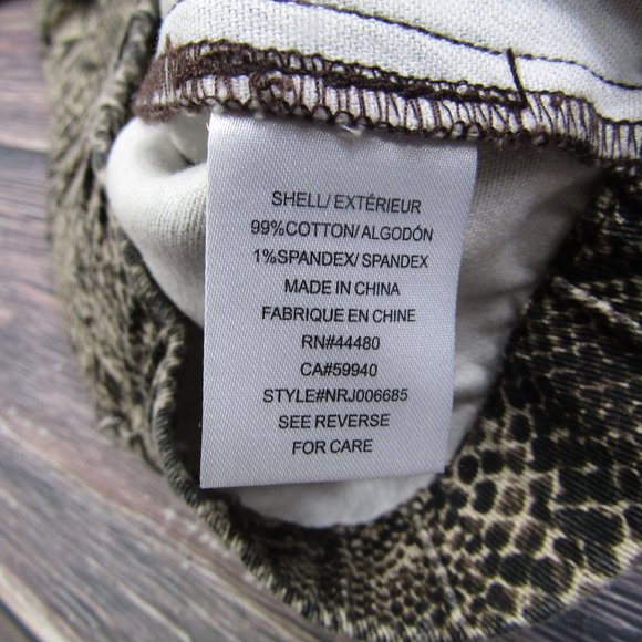 Lovefire NWT NEW Womens Medium Python Twill Full Zip High Neck Bomber Jacket - Picture 8 of 9